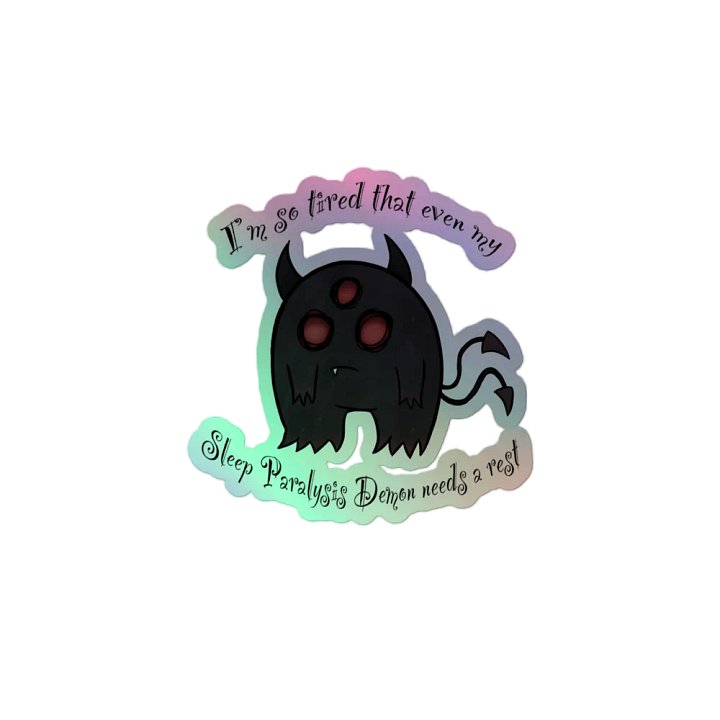 Sleep Paralysis Demon - Sticker Holo product image (1)