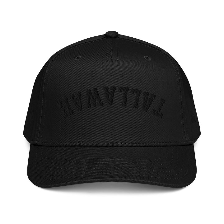 "likkle but TALLAWAH" Baseball Cap in Murda Black product image (1)