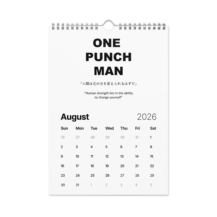 Anime Quotes Calendar product image (2)