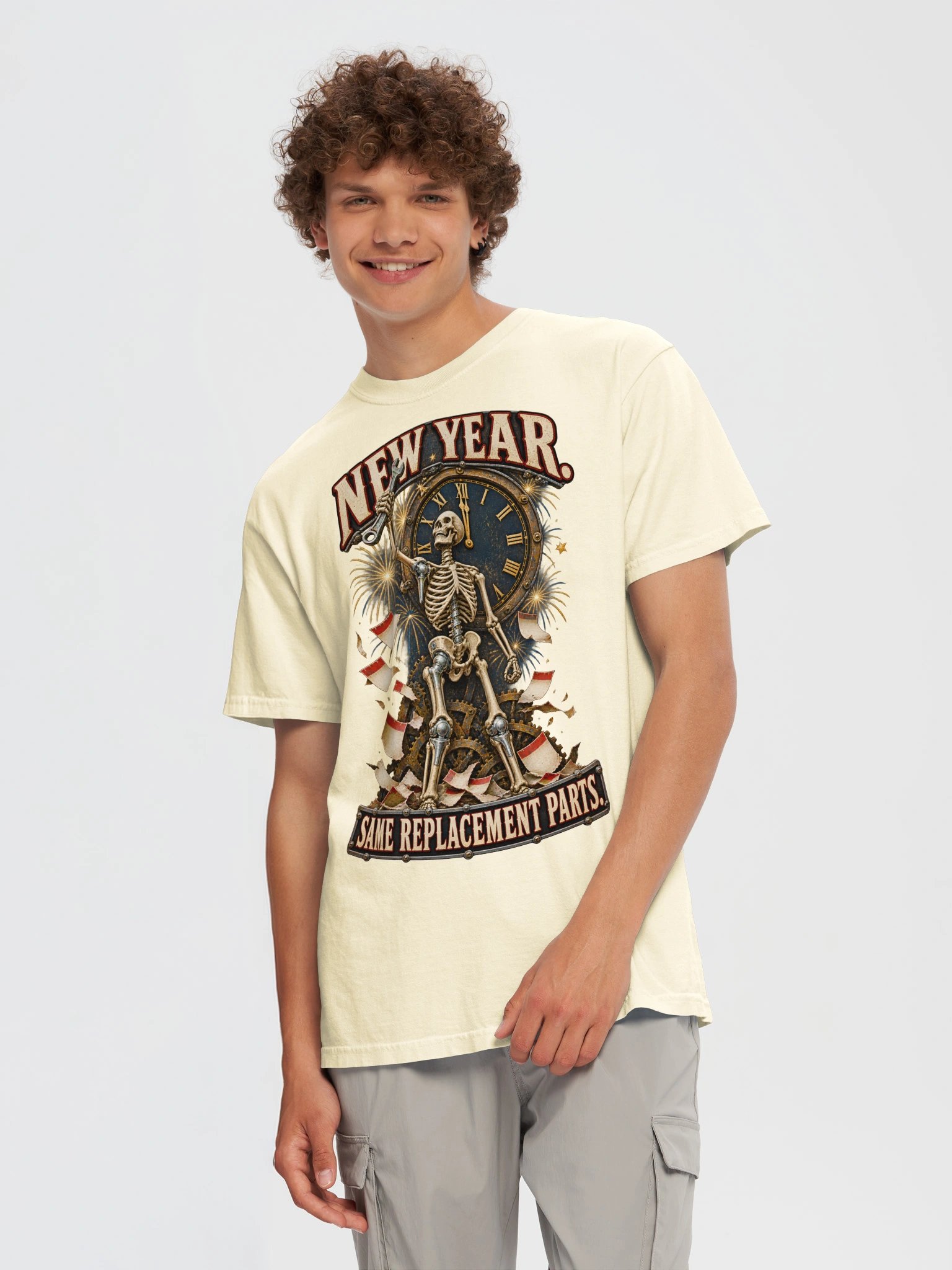 Funny Joint Replacement Shirt — New Year, Same Replacement Parts | Broken Resolutions™ product image (6)
