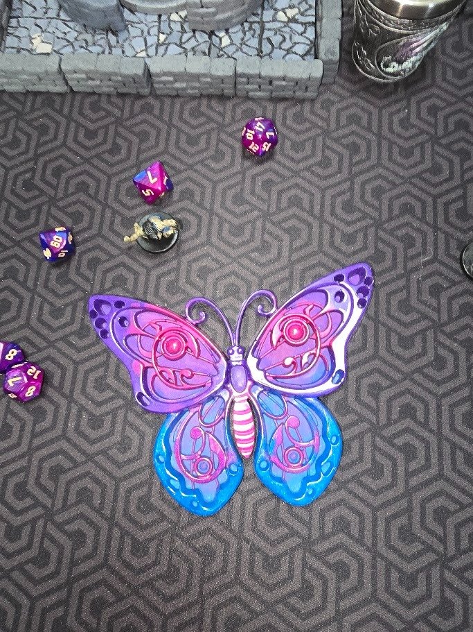Butterfly Resin - Purple/Blue/Red product image (2)