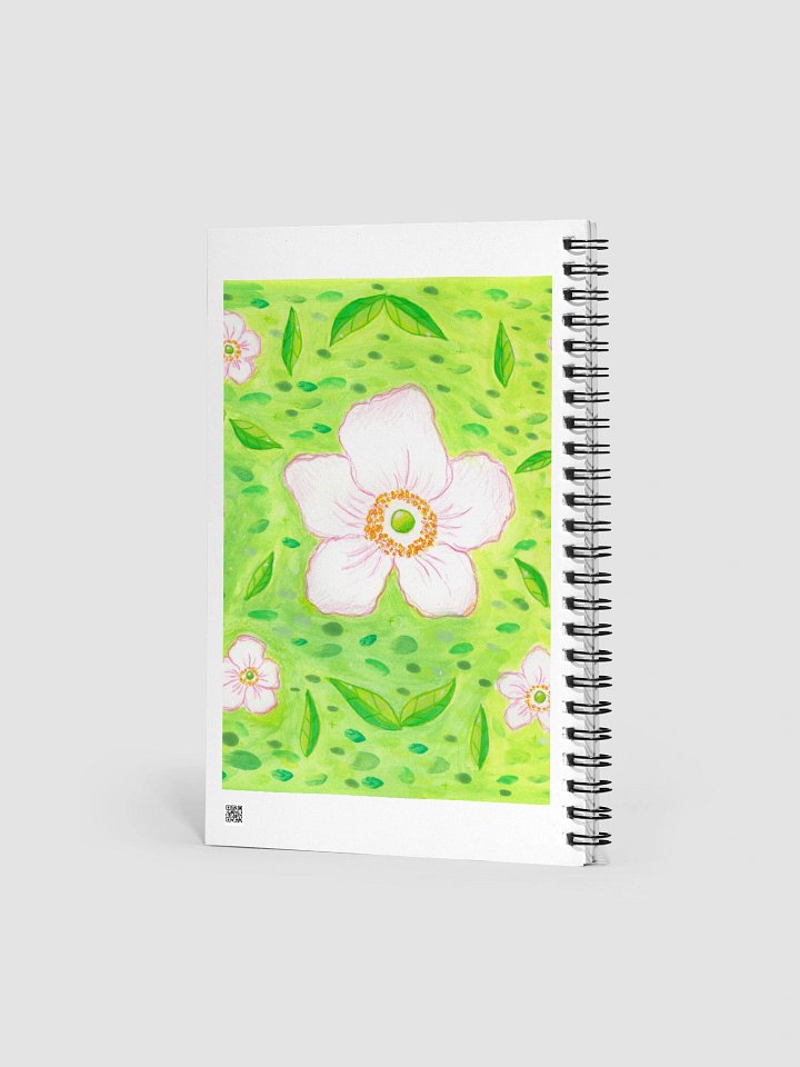 Flower Pattern Spiral Notebook product image (2)