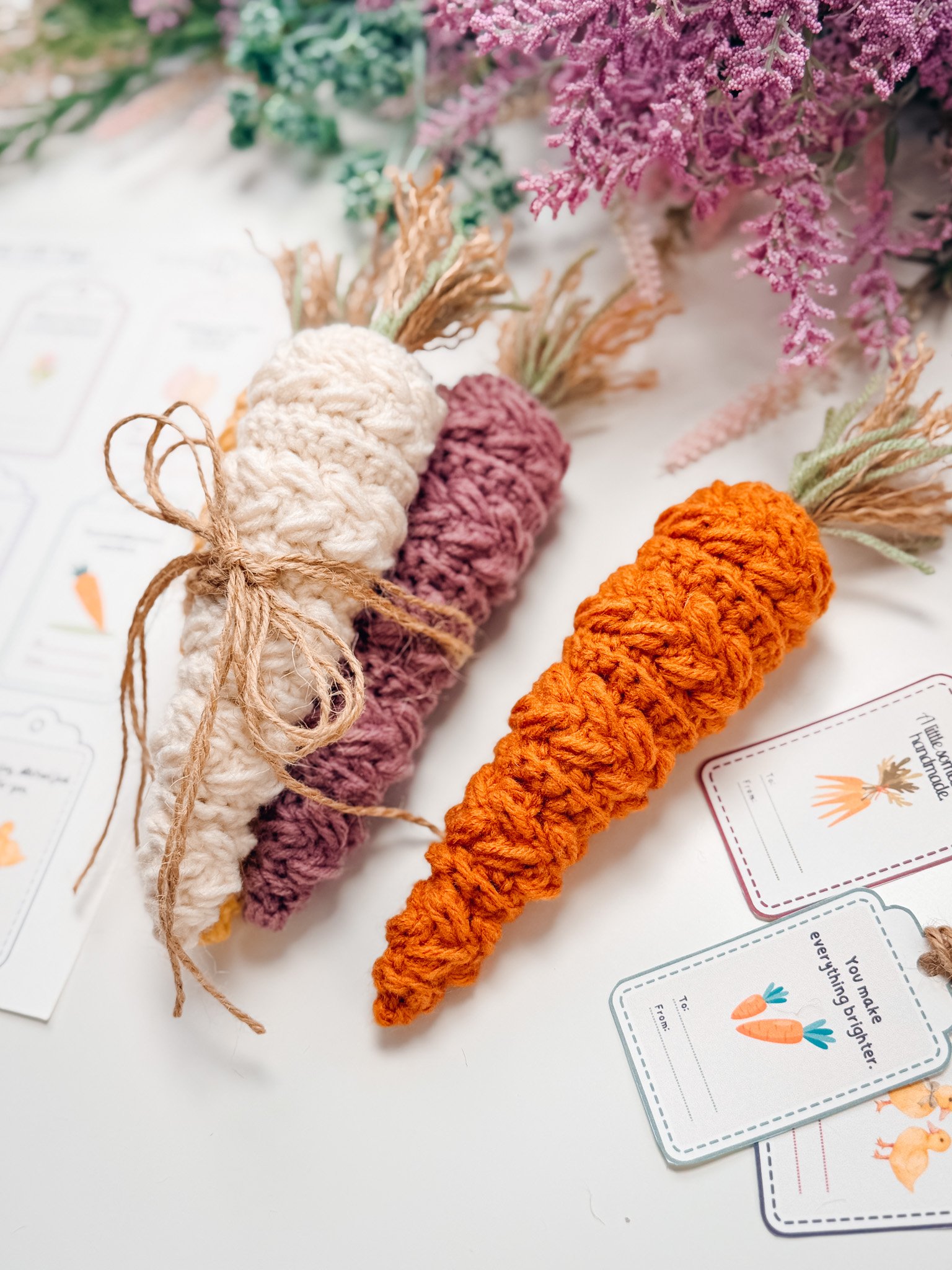 Wheat Stitch™ Crochet Carrots product image (7)