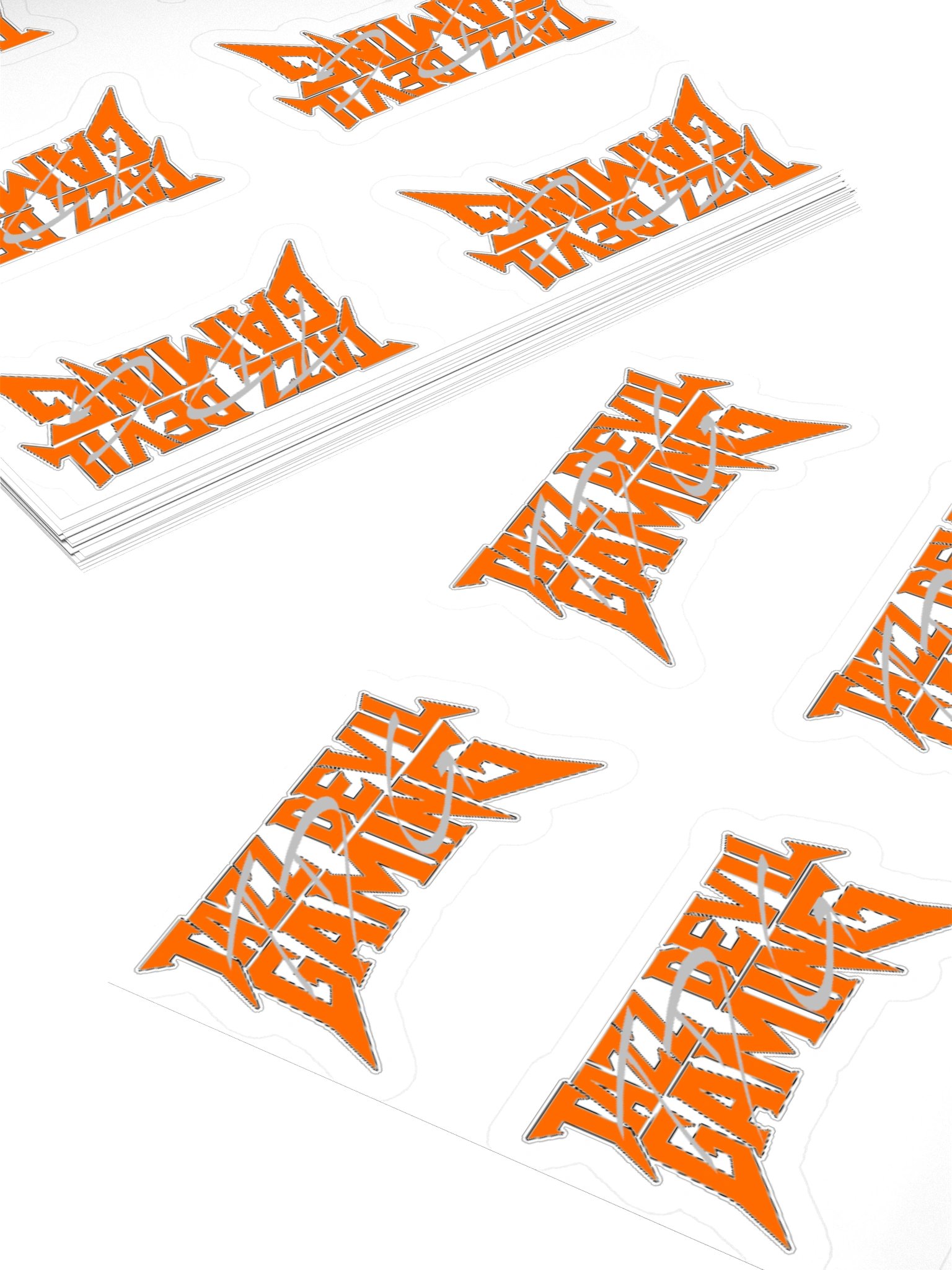 Tazz Devil Gaming Signature Logo Sticker product image (12)