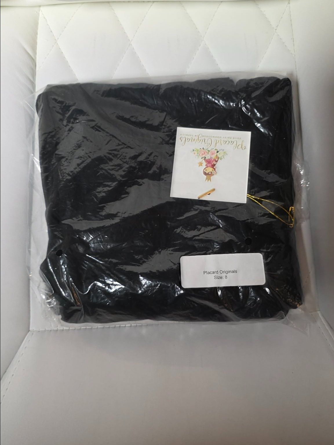 PLACARD - Size 8 - NEW - Black Bustle product image (4)
