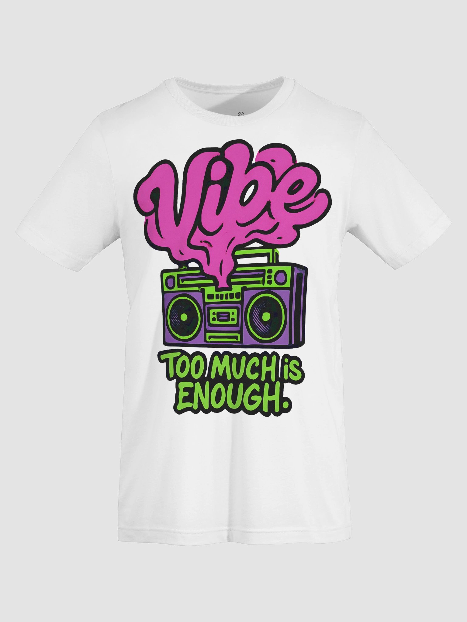 Vibe Heavy T-Shirt | Retro 80s Hip-Hop Streetwear Statement Tee product image (7)
