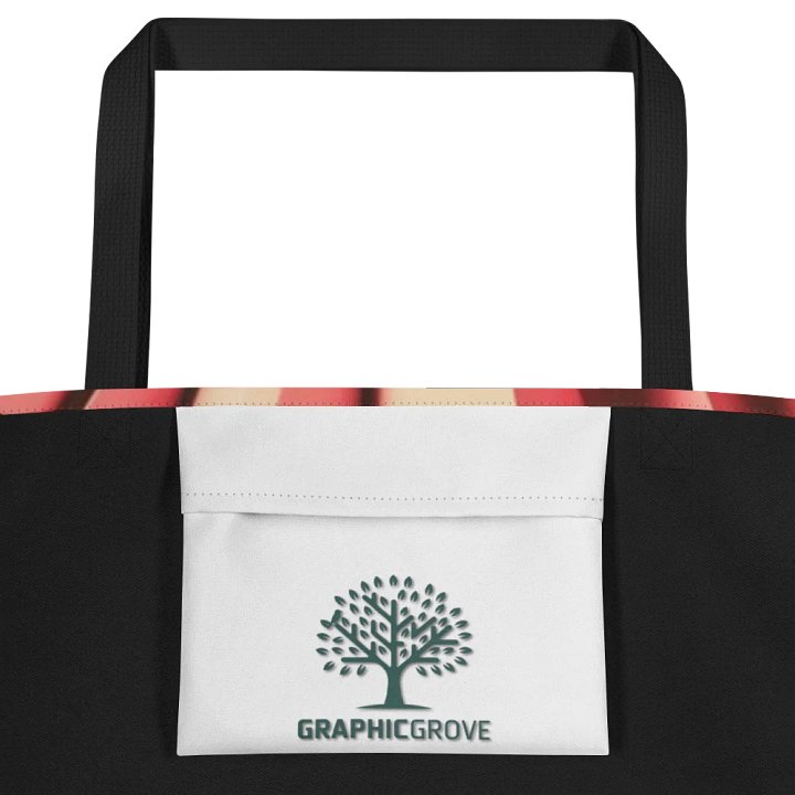All-Over Print Large Tote Bag with Pocket - Graphic Grove product image (2)