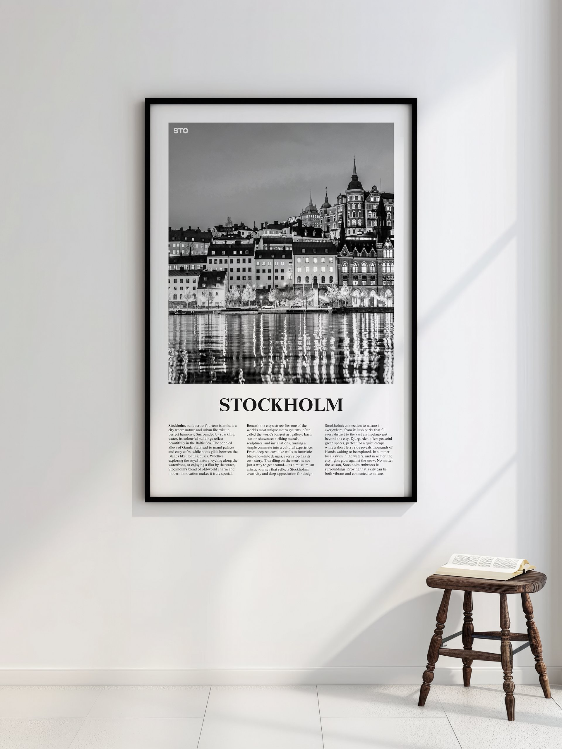 Stockholm 04 Newspaper Poster product image (2)