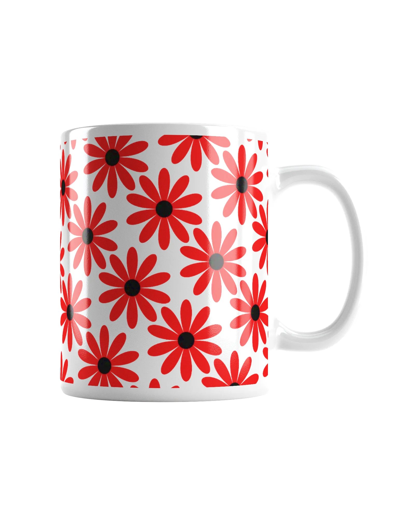 Starry Red Dream White Glossy Mug product image (1)