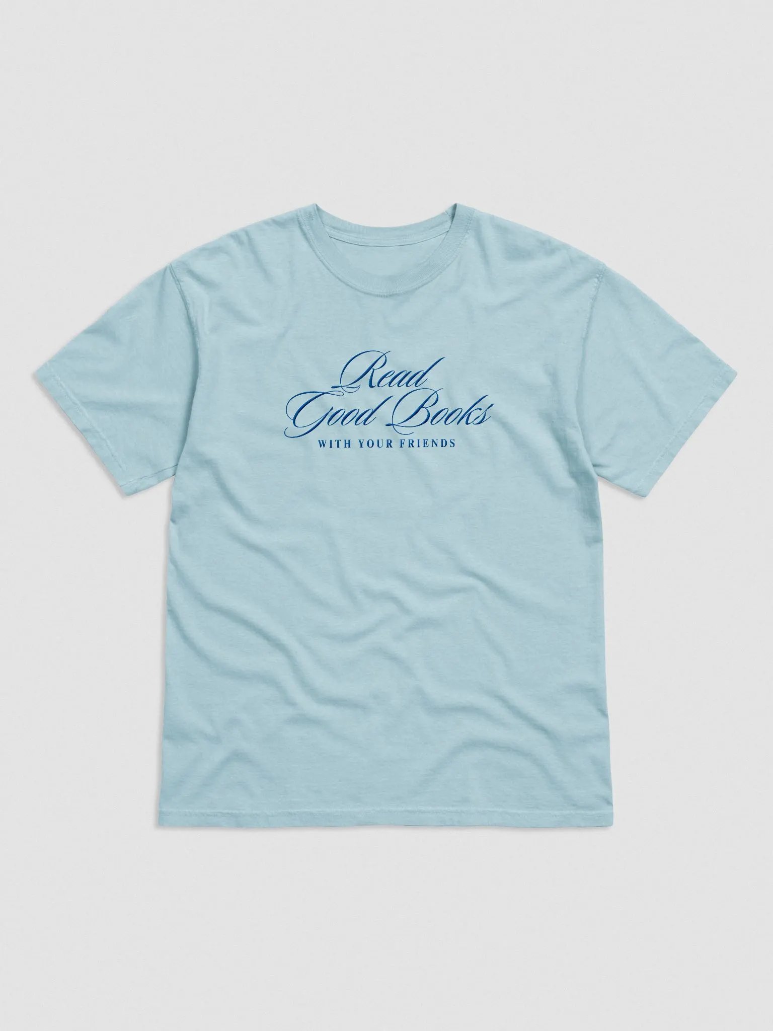 Read Good Books (Script) | Embroidered Tee product image (2)