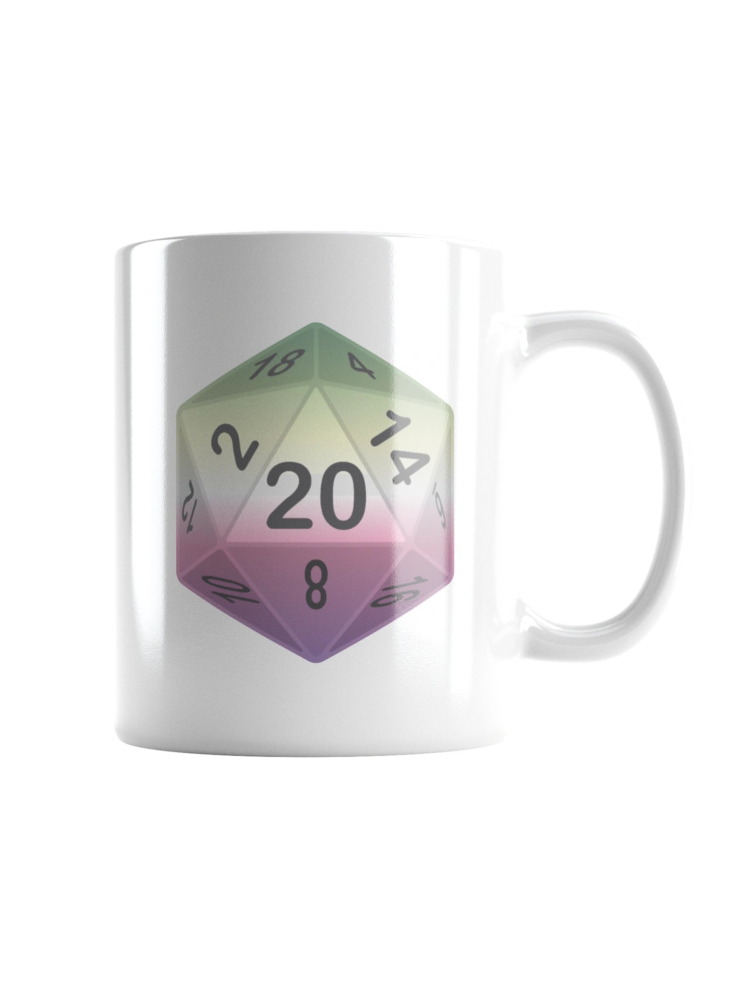 Genderfae Pride D20 Mug product image (1)