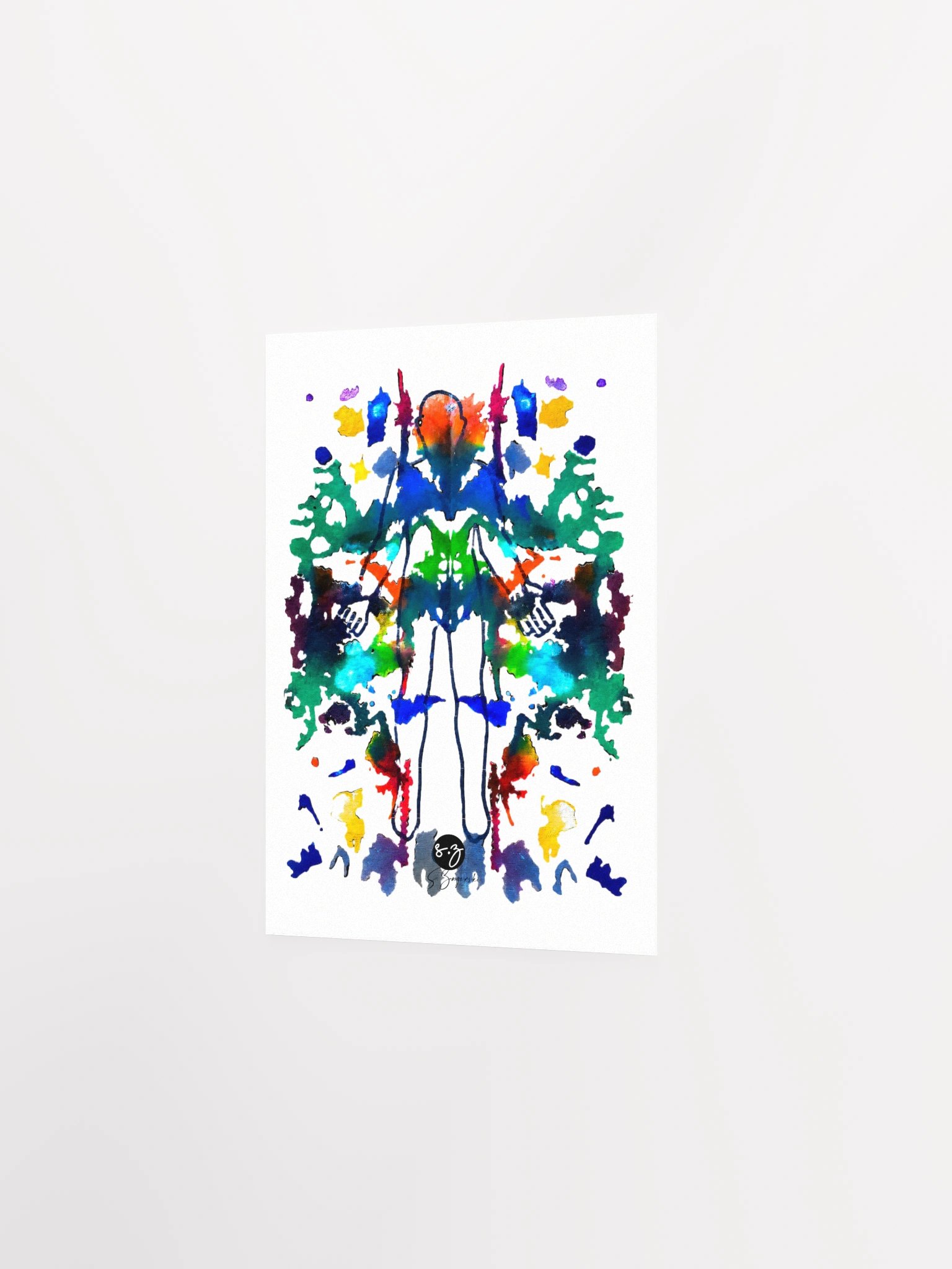 BEGINNING | LIGHT | Inkblot Print product image (3)