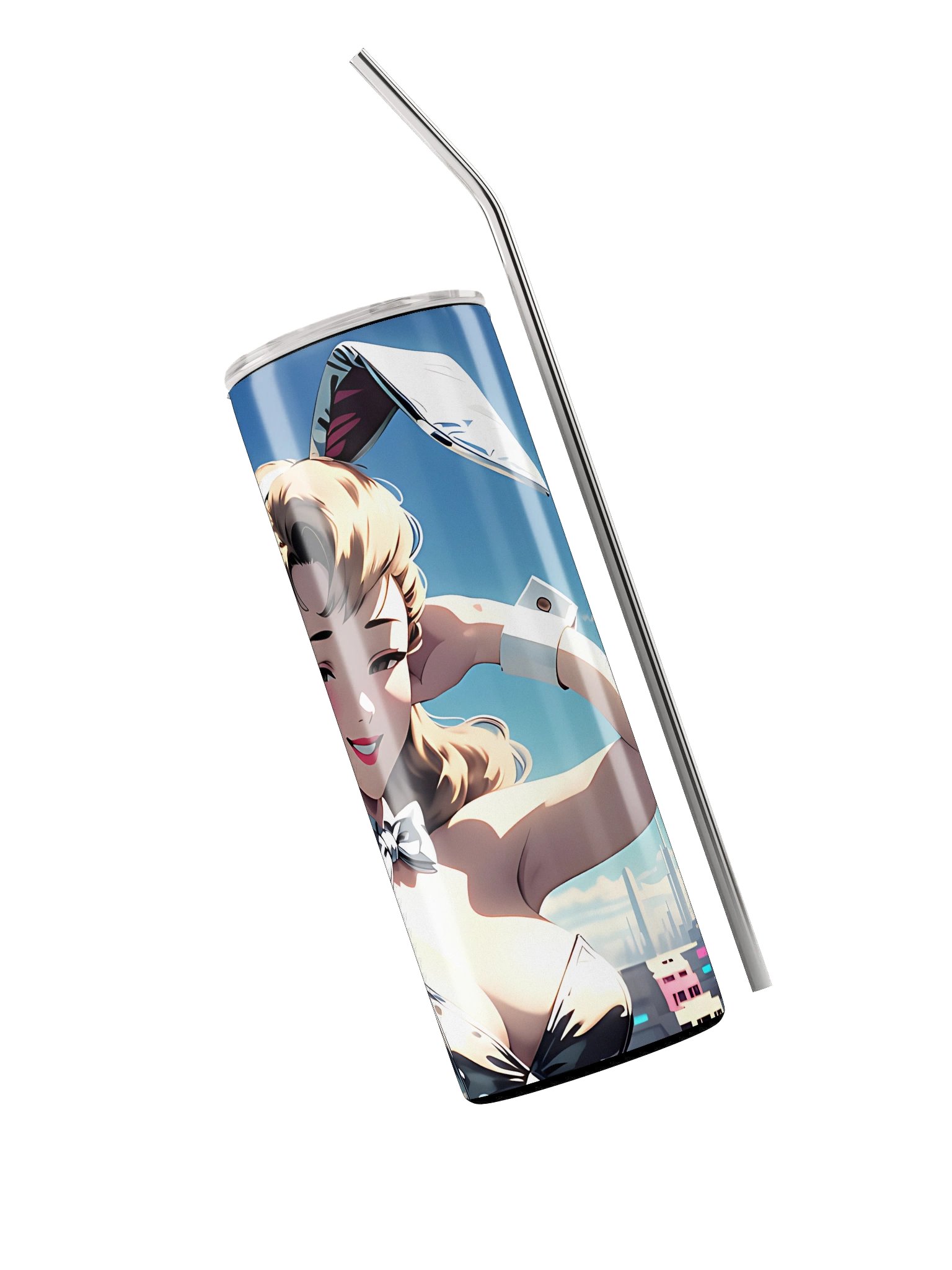 Lepus Ferox — Sunrise in Americana — Stainless Steel Tumbler product image (3)