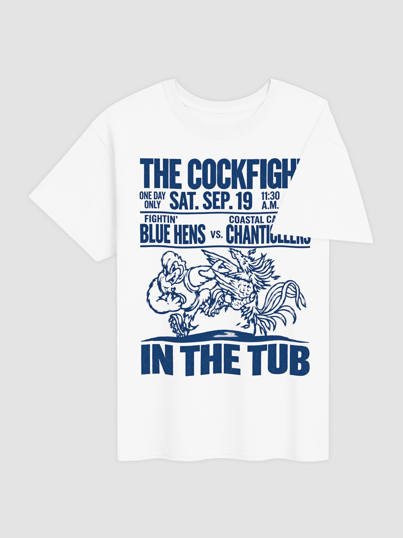 Coastal Carolina vs Delaware Cockfight In The Tub Gameday Shirt product image (5)