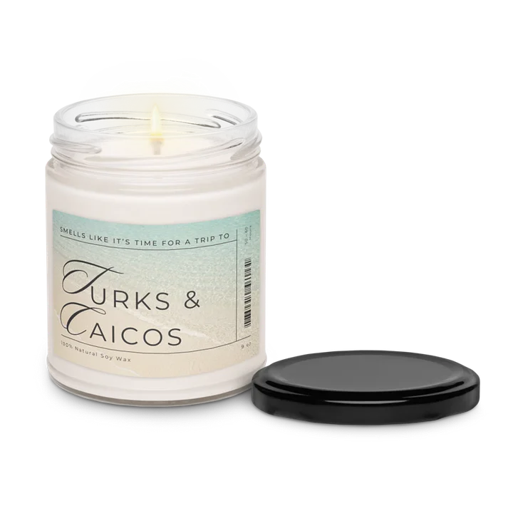 Smells Like It's Time For A Trip To Turks and Caicos Candle product image (1)