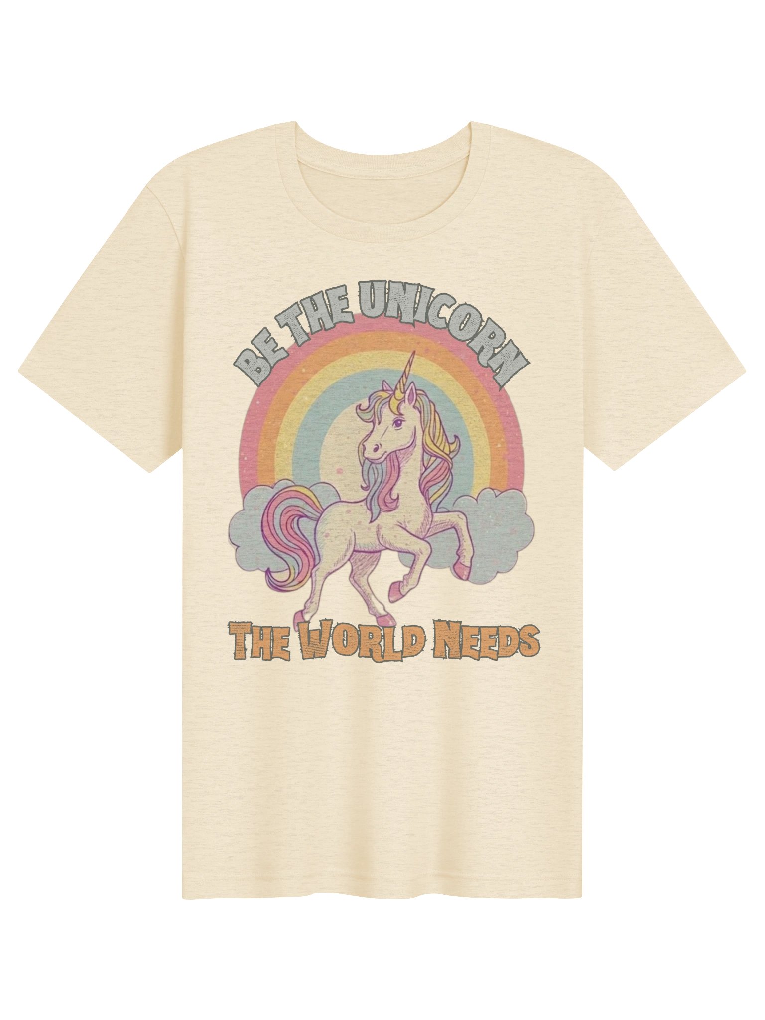 Retro Unicorn Shirt | Be the Unicorn the World Needs, Y2K Rainbow Graphic product image (2)