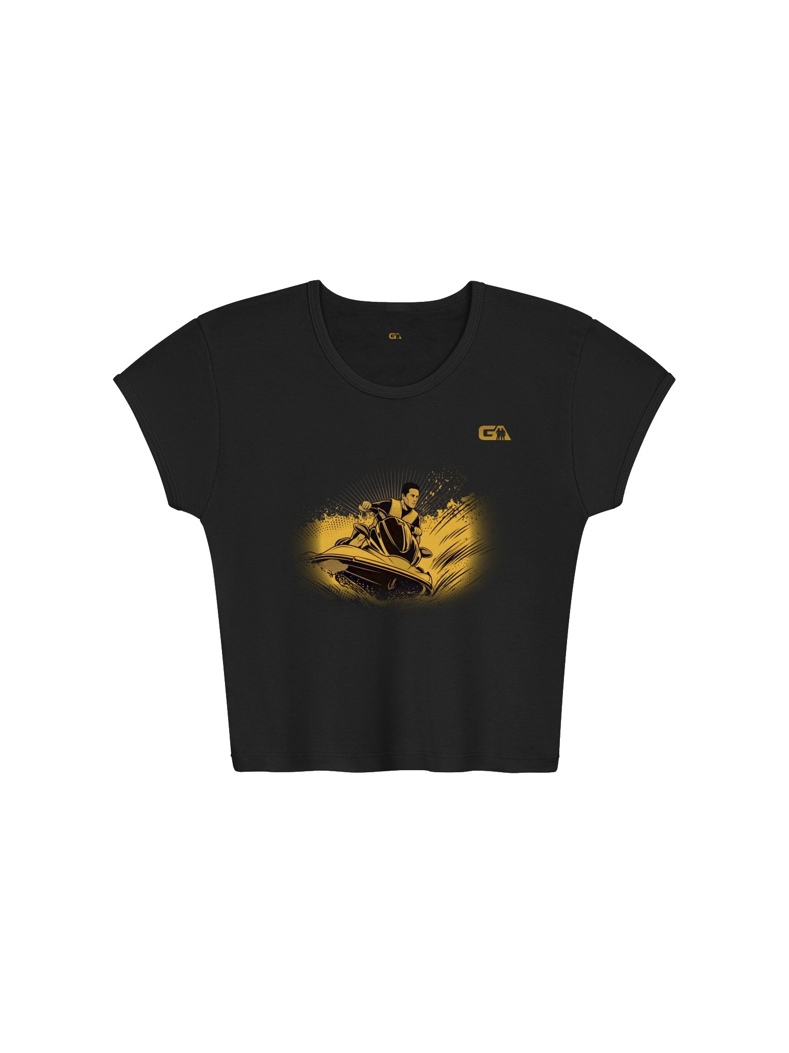 FULL THROTTLE - Ribbed Baby Tee Crop Top product image (6)