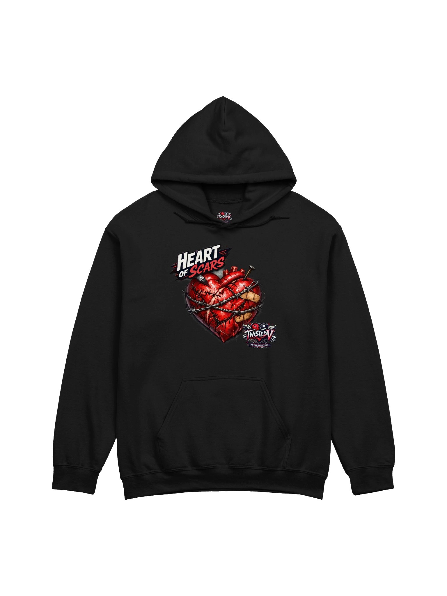 Heart of Scars Hoodie with Lyrics by Twisted V product image (3)