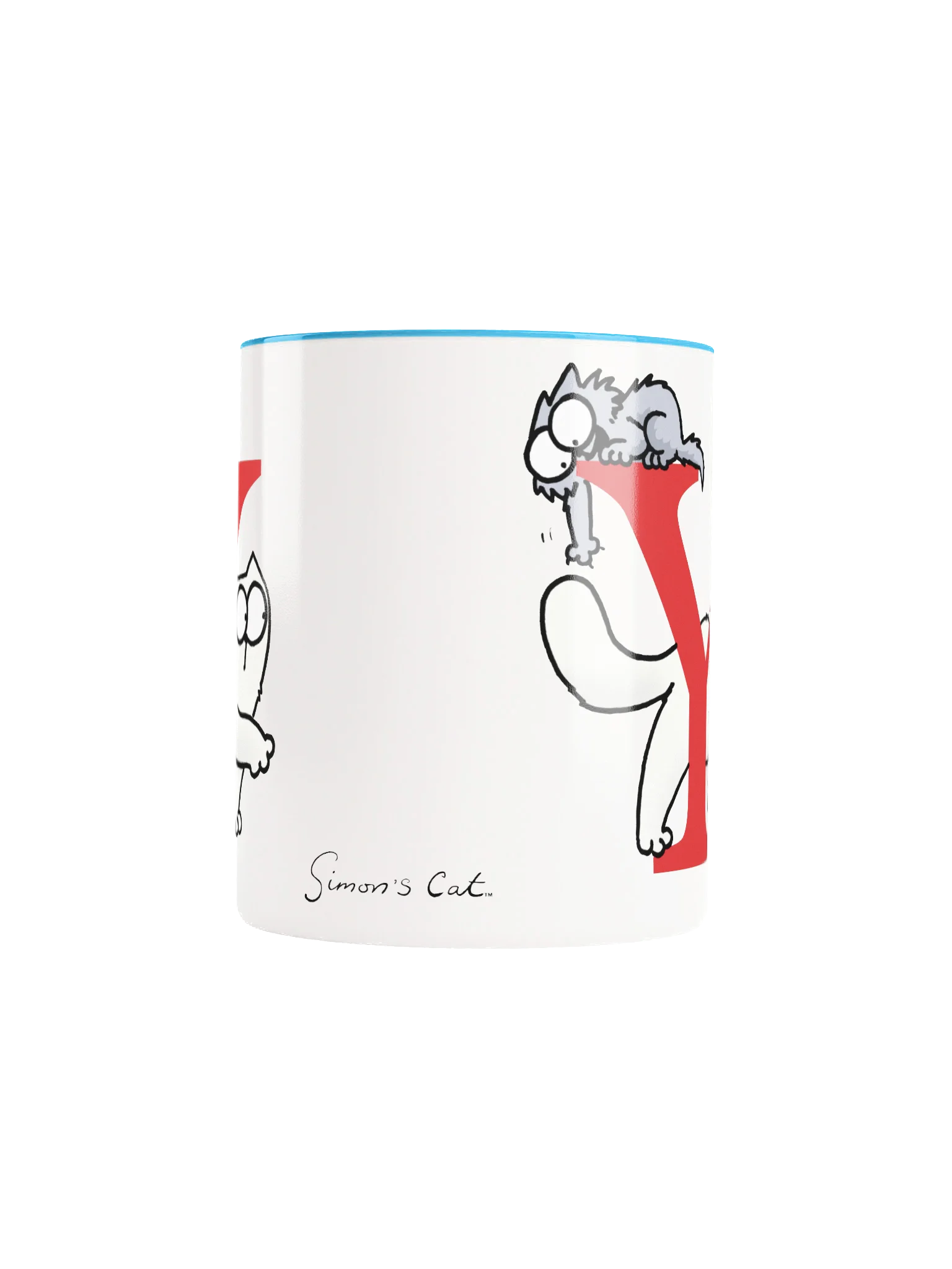 Cat Monogram Mug - Y product image (5)