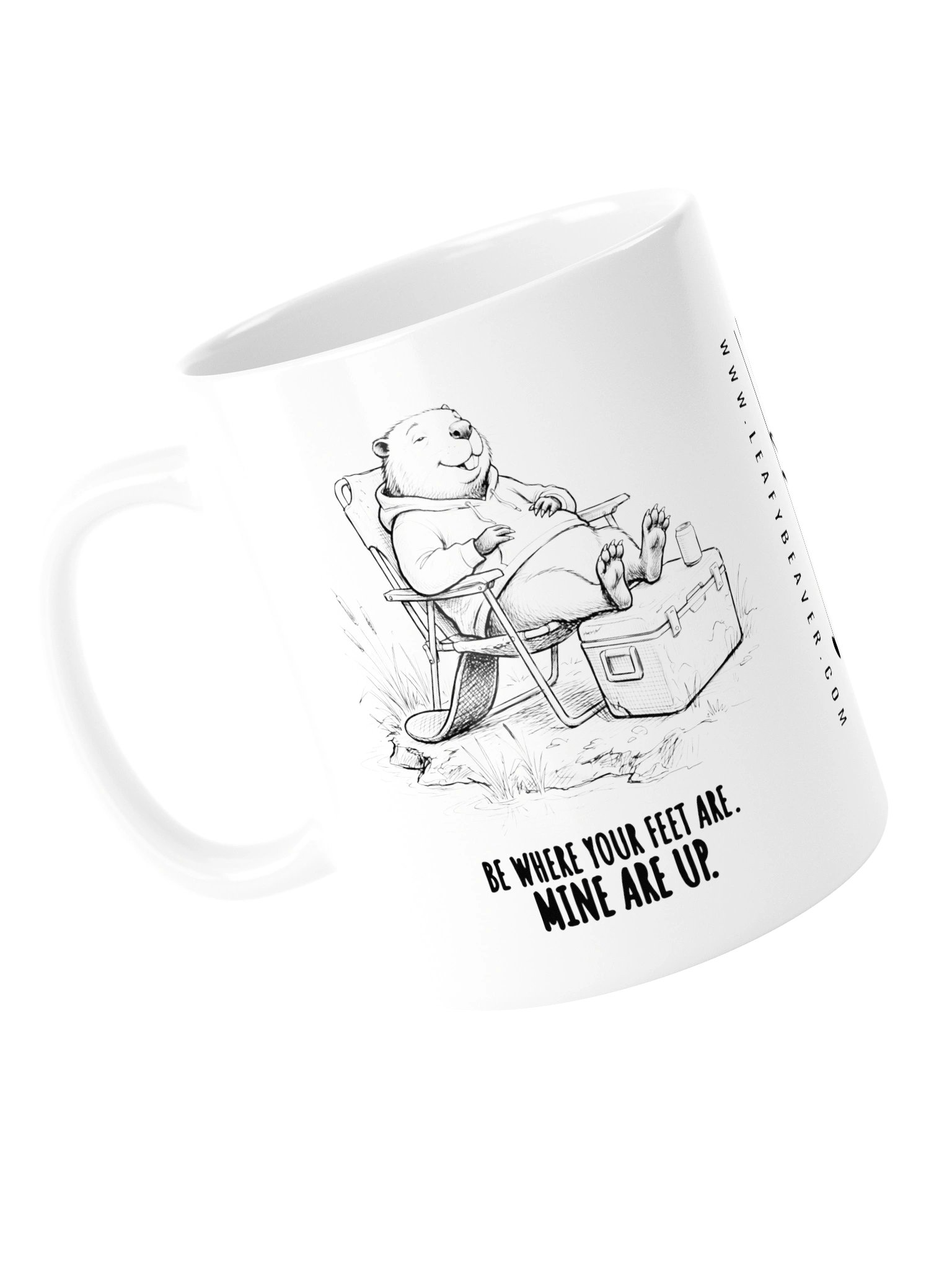 Feet Up Mug – Funny Be Where Your Feet Are Coffee Mug product image (5)