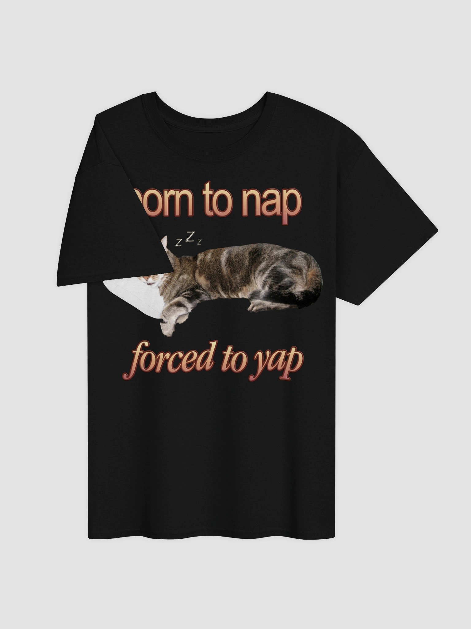 Born to Nap Forced to Yap - Cat T-shirt product image (84)