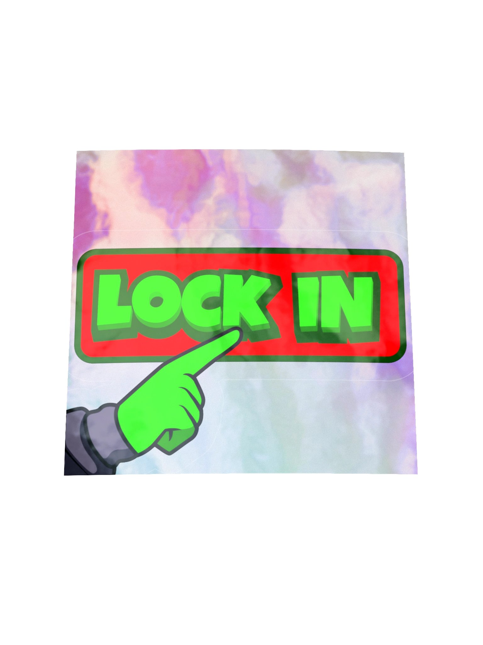 Lock In Holographic Sticker product image (3)