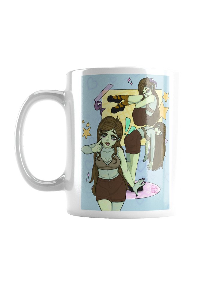 Autumnistitches poses design White Glossy Mug by Mugz product image (1)