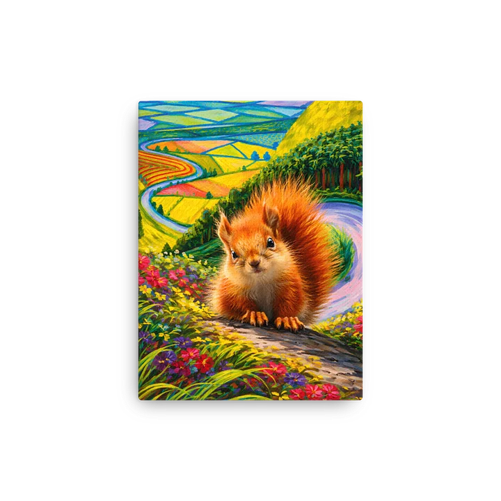 Squirrels in a colorful dreamscape canvas product image (12)