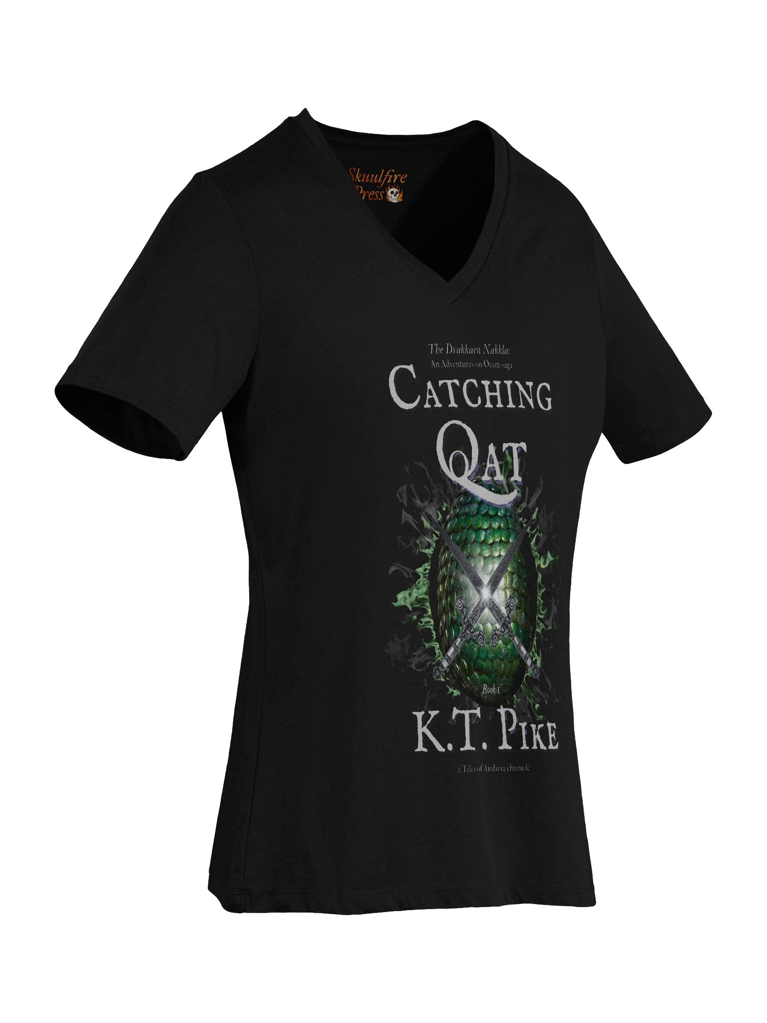 Catching Oat Book Cover V-Neck Tee product image (7)