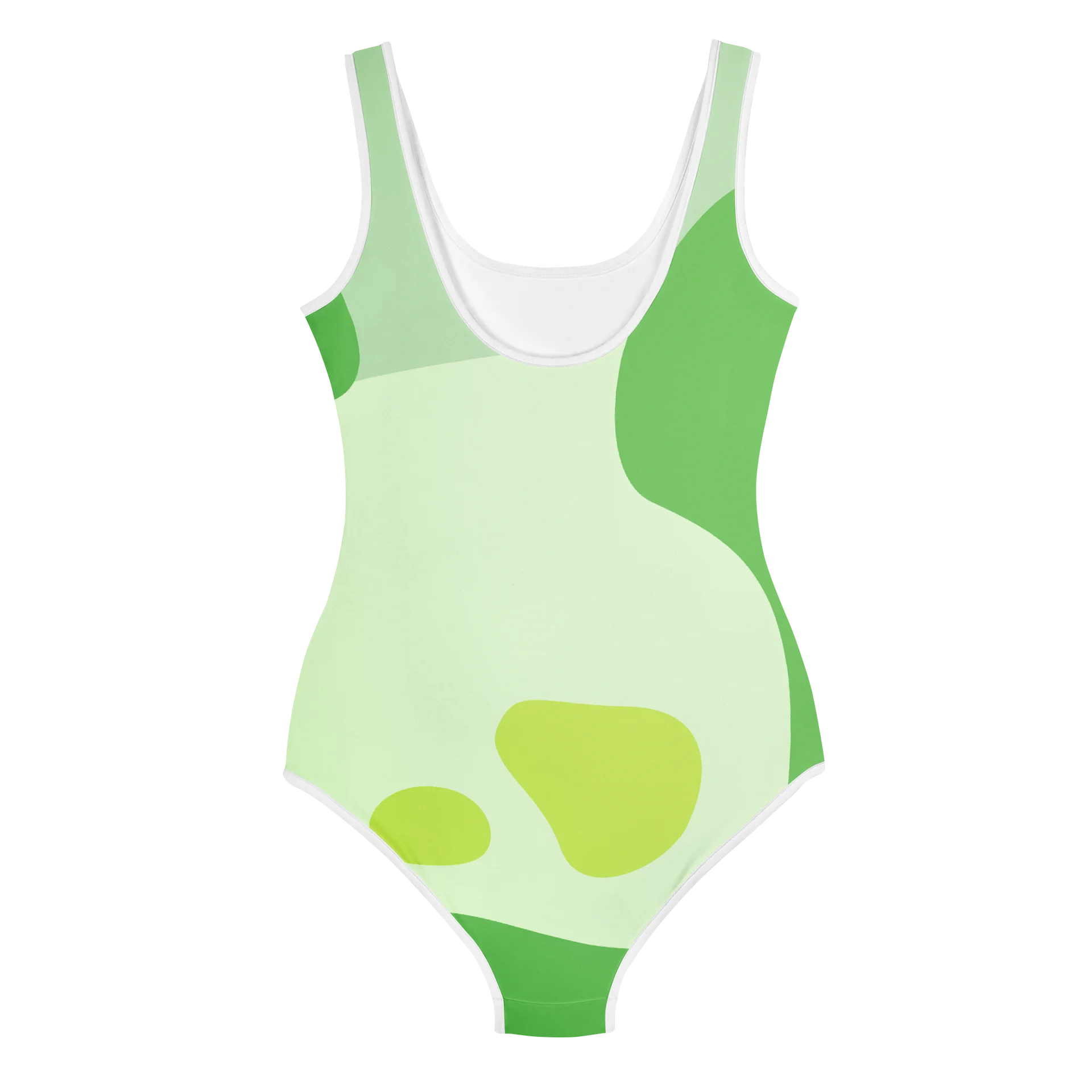 Abstract Green Splash Youth Swimsuit product image (4)