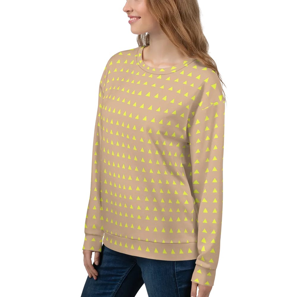 Neon Triangles Yellow Sweatshirt product image (11)