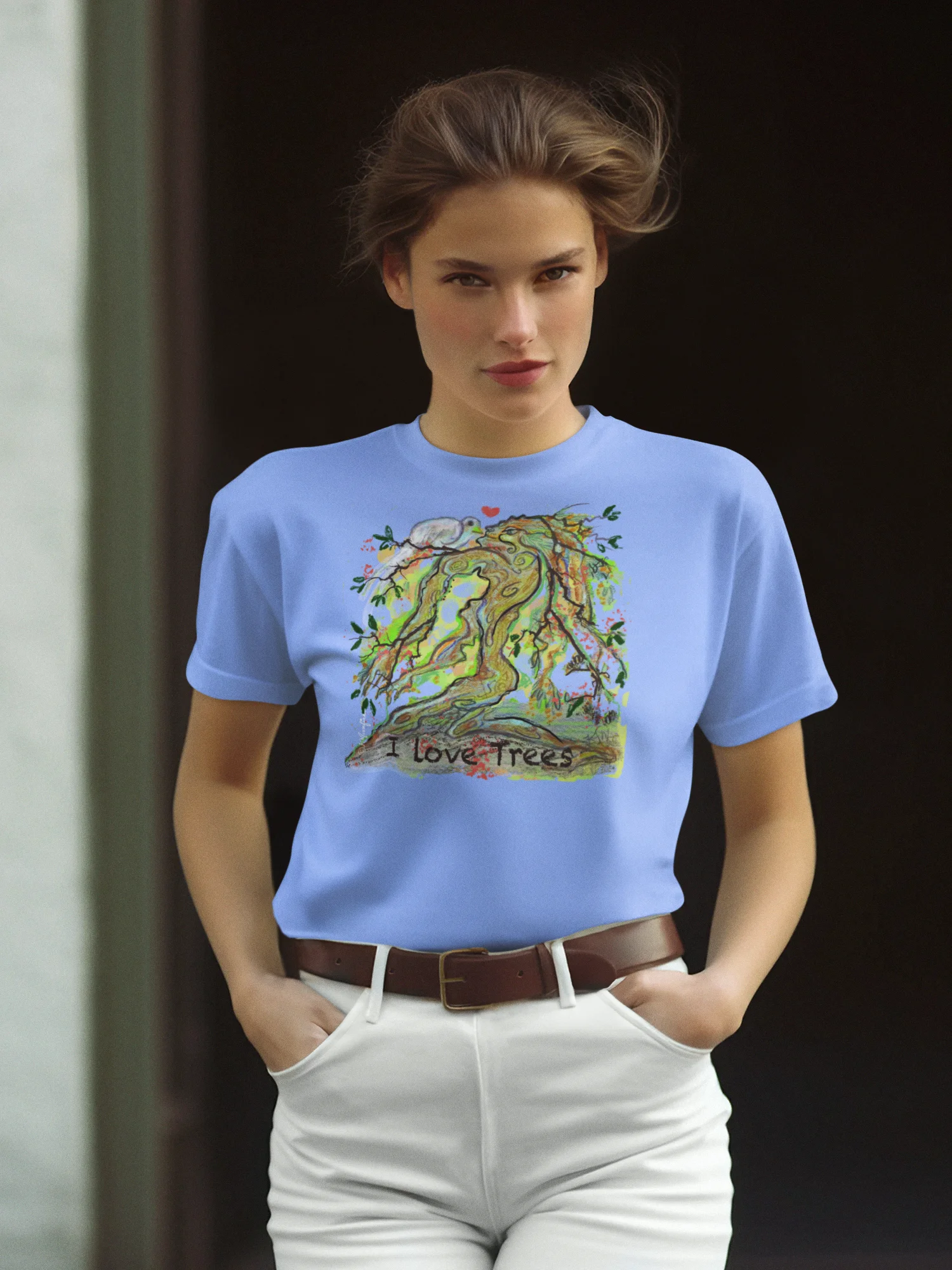 ArtyWear Tee of the Month - Aug '26 'I Love Trees' product image (2)