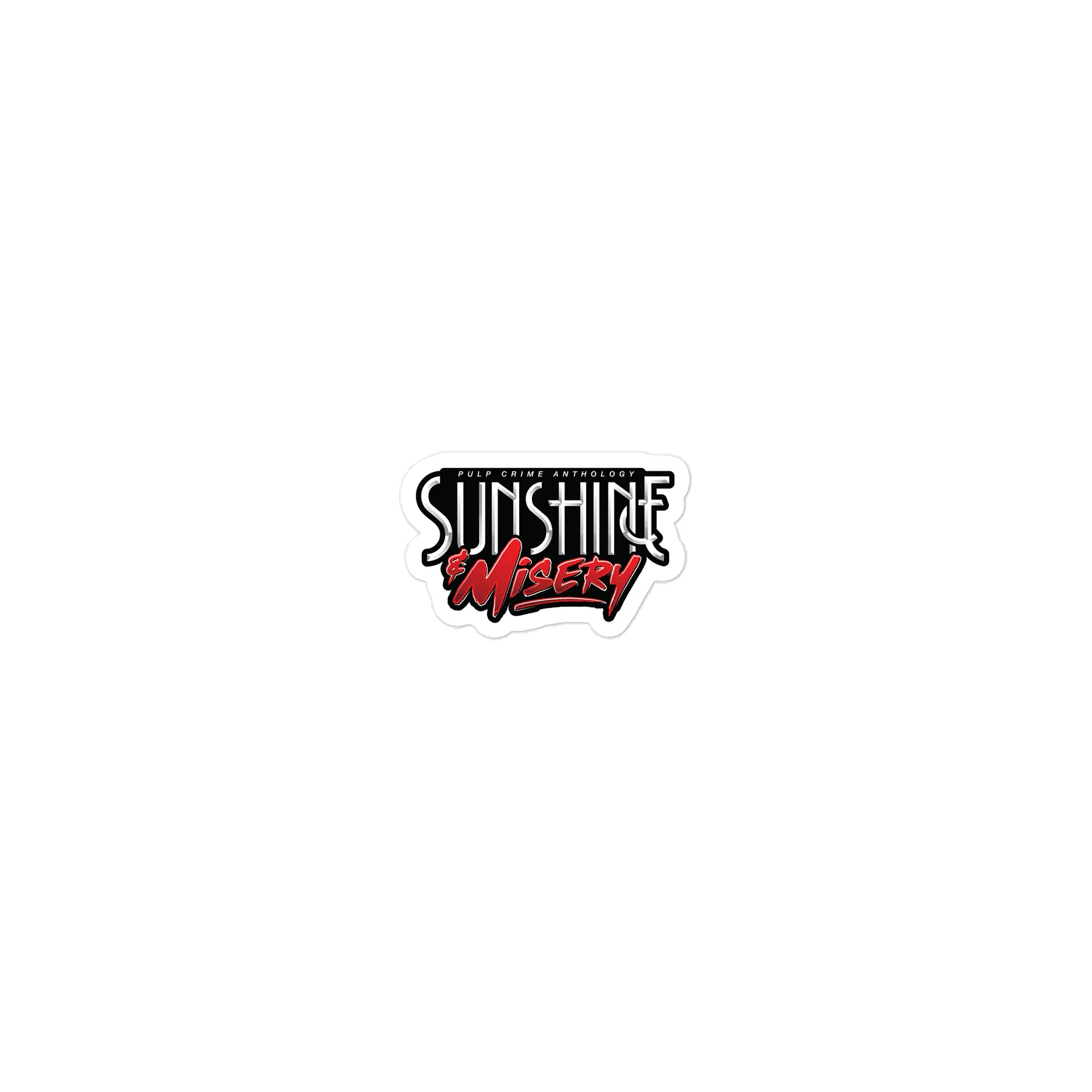 Sunshine & Misery Red Die-Cut Stickers product image (1)