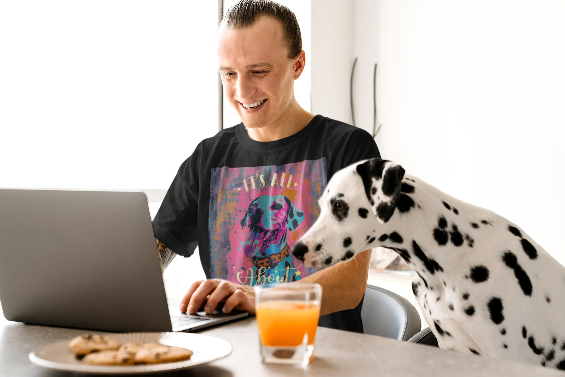 It's All About Dalmatian Regular Fit T-shirt product image (1)