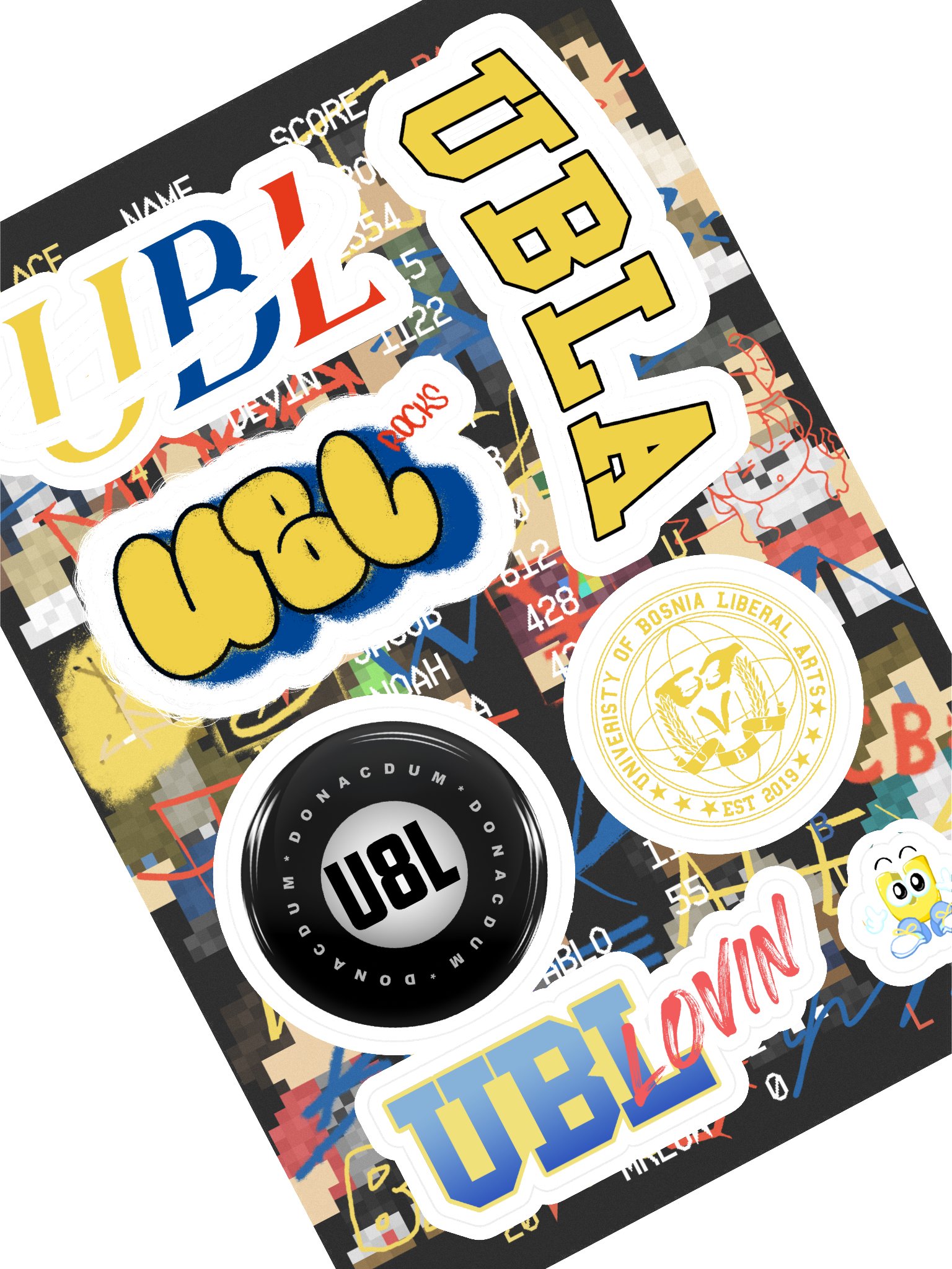 UBL Sticker Sheet product image (1)