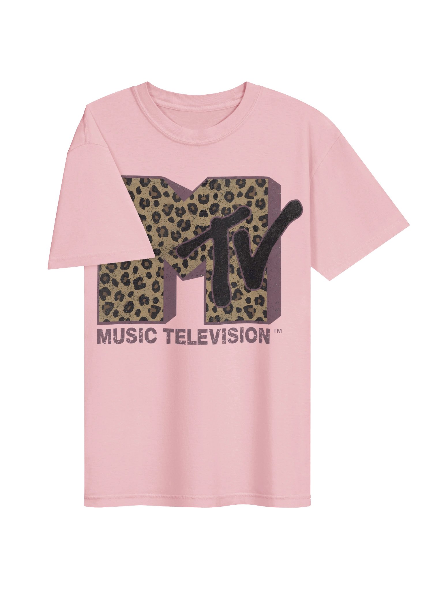 MTV Classic Leopard Print Bold Logo Shirt, Music Television MTV Logo Tee, Retro 80s 90s Style MTV Tee, Disneyland Family Matching Tee product image (43)