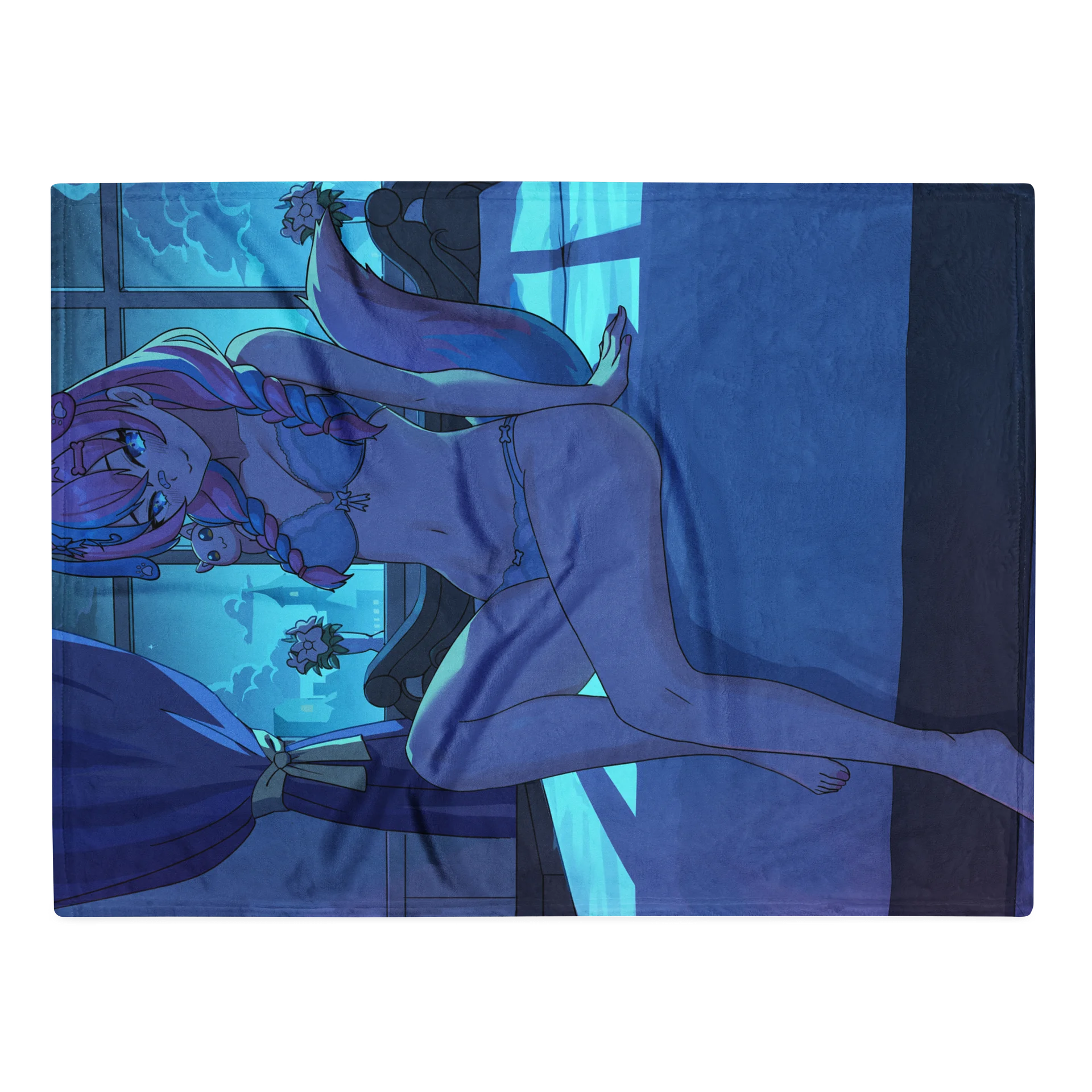 MooMoo Night Fantasy Throw Blanket product image (1)
