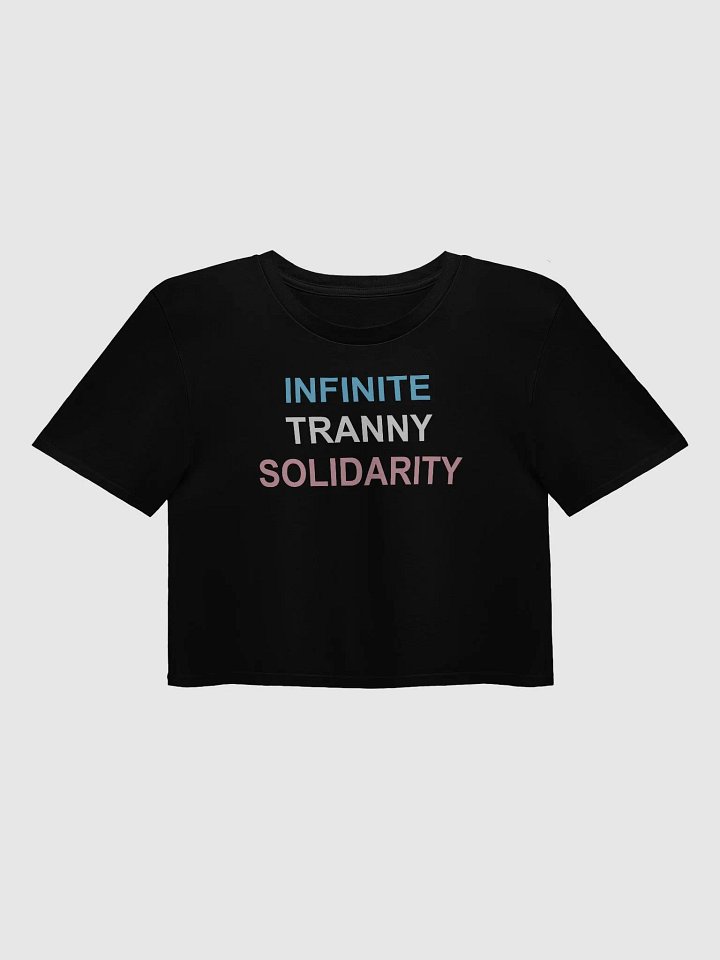 INFINITE TRANNY SOLIDARITY Crop Top product image (5)