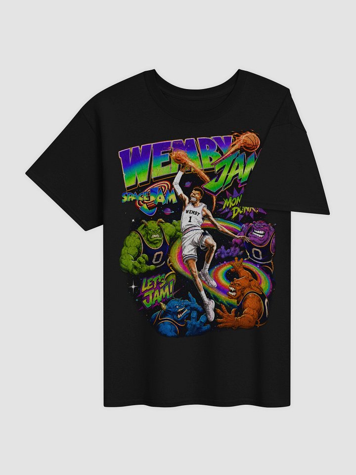 Wemby Space Jam Dunk 90s Shirt | Victor Wembanyama Spurs 2026 product image (1)
