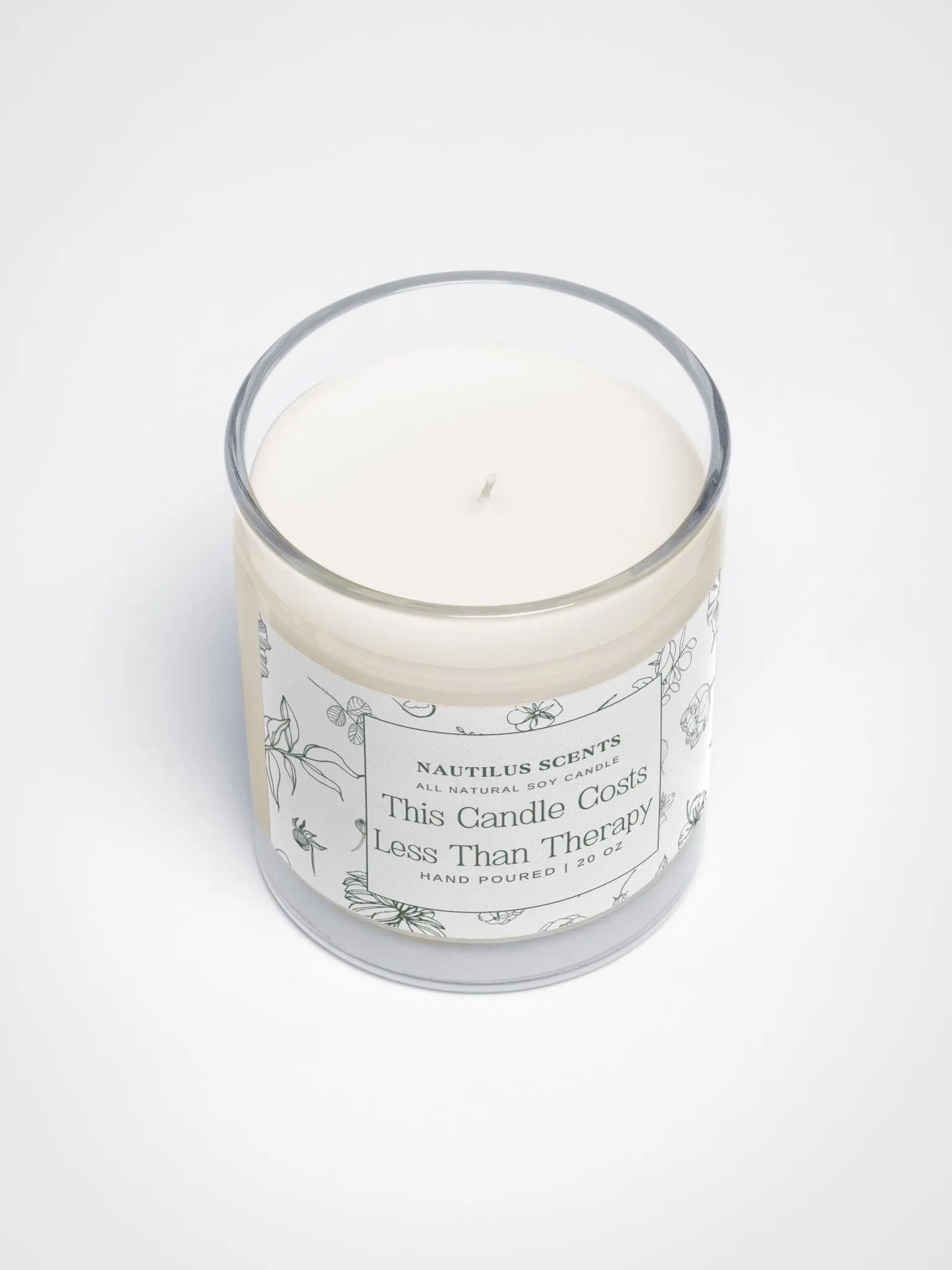 Less Than Therapy Nautilus Soy Wax Candle product image (3)