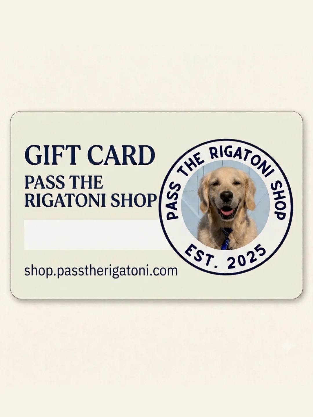 Pass The Rigatoni Shop Gift Card product image (1)