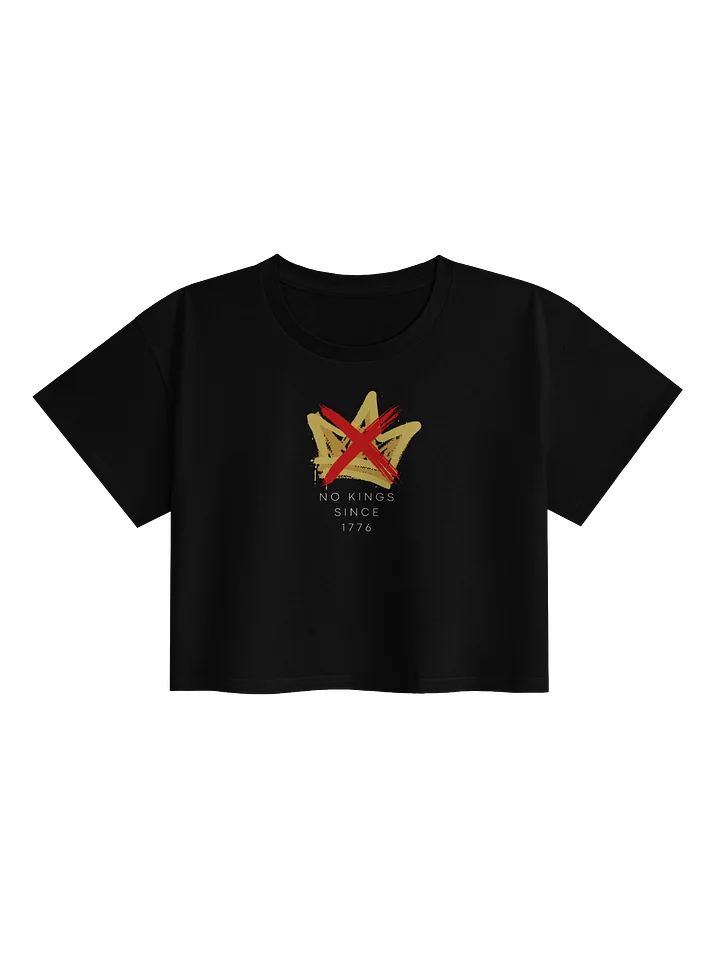 No Kings Cropped Tee. product image (1)