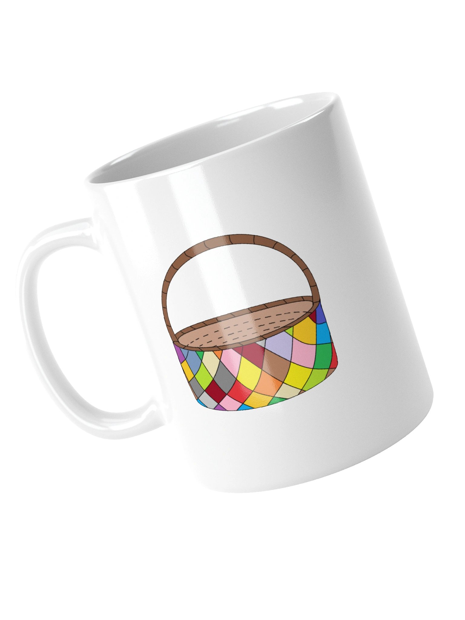 Colorful Patchwork Woven Baskets Set product image (10)