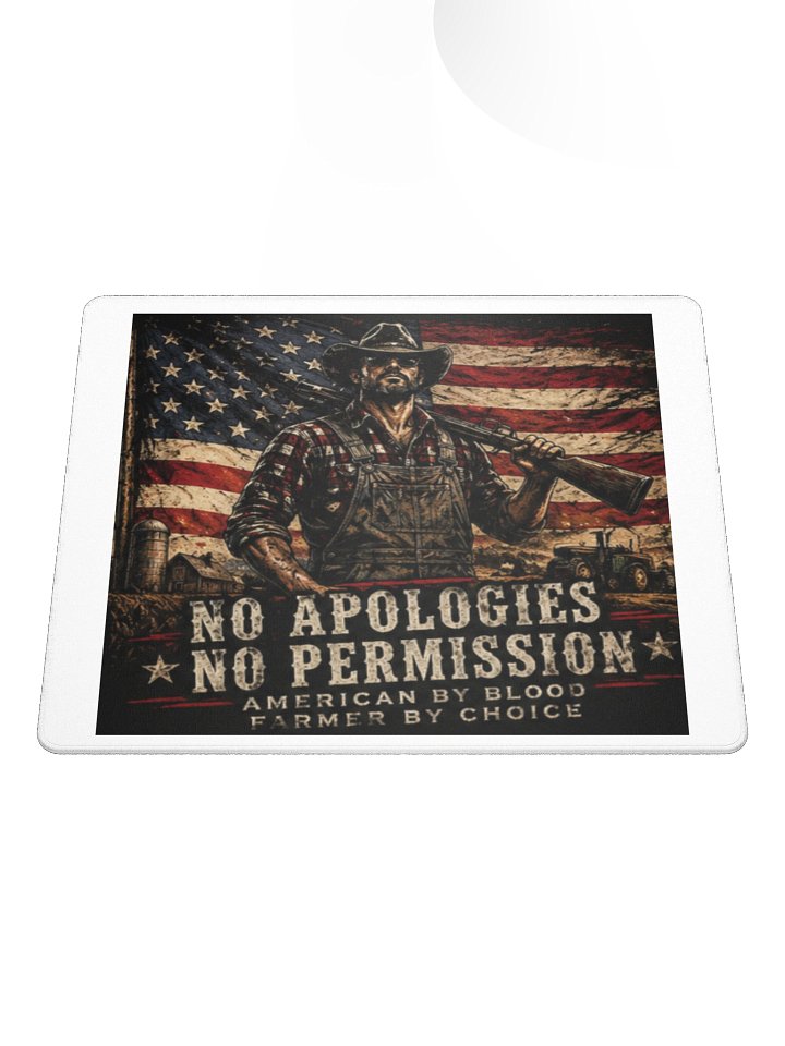 No Apologies - No Permission Gaming Mouse Pad product image (1)