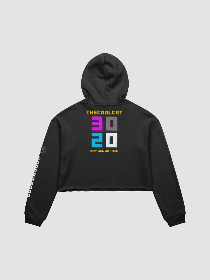 2D Con Crop Top Hoodie product image (2)