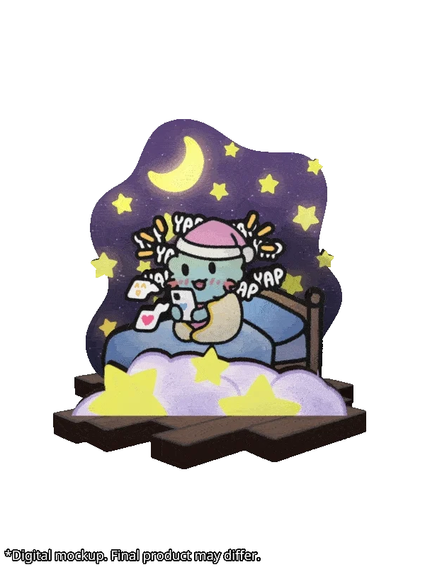 Late-Night Yaps - Wooden Standee [FAN MERCH] product image (2)