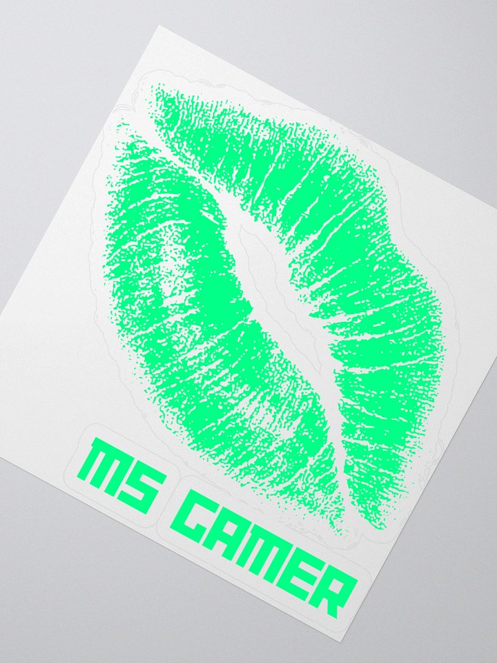 Ms Gamer Mwah Sticker - 4x4 product image (2)