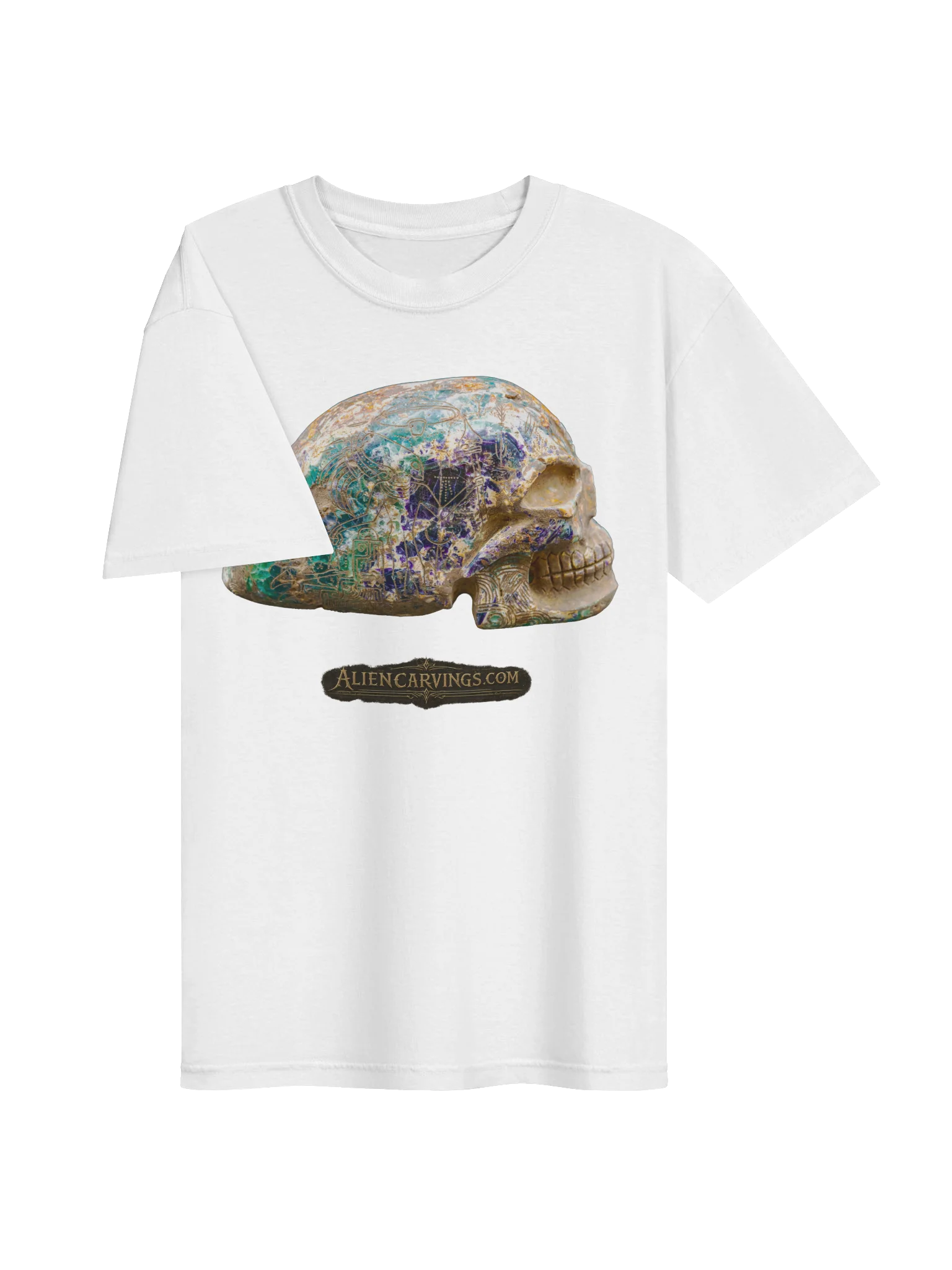 Sealed Fluorite Giant Skull T-Shirt product image (3)