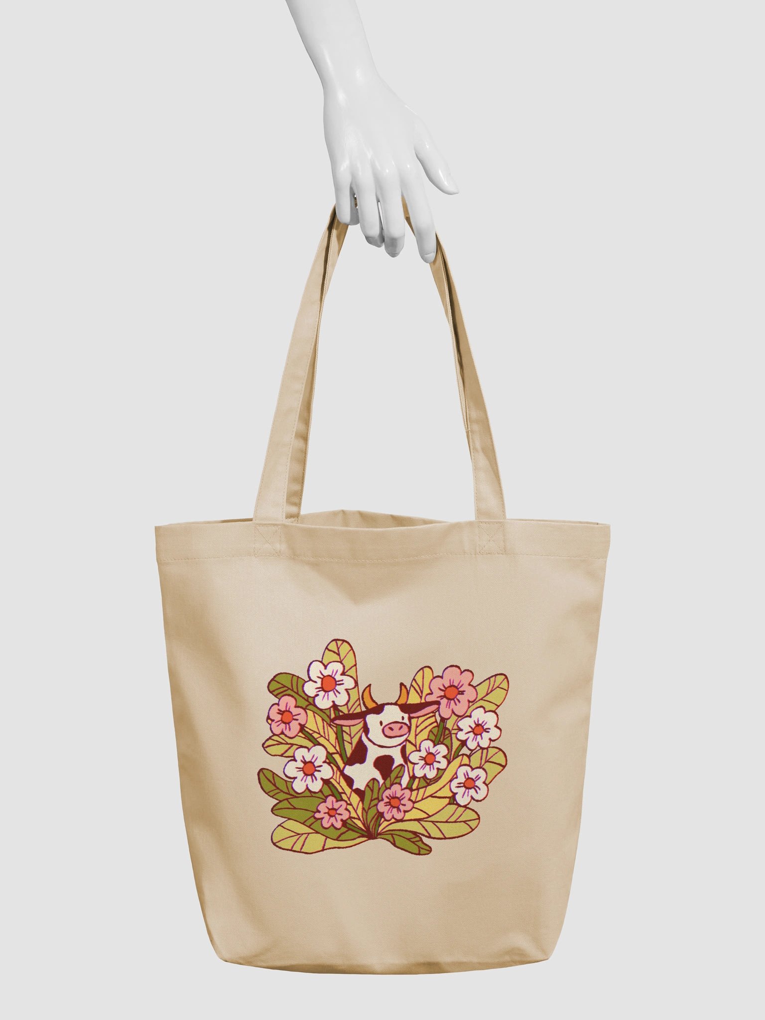 Flower Cow - Tote Bag product image (3)