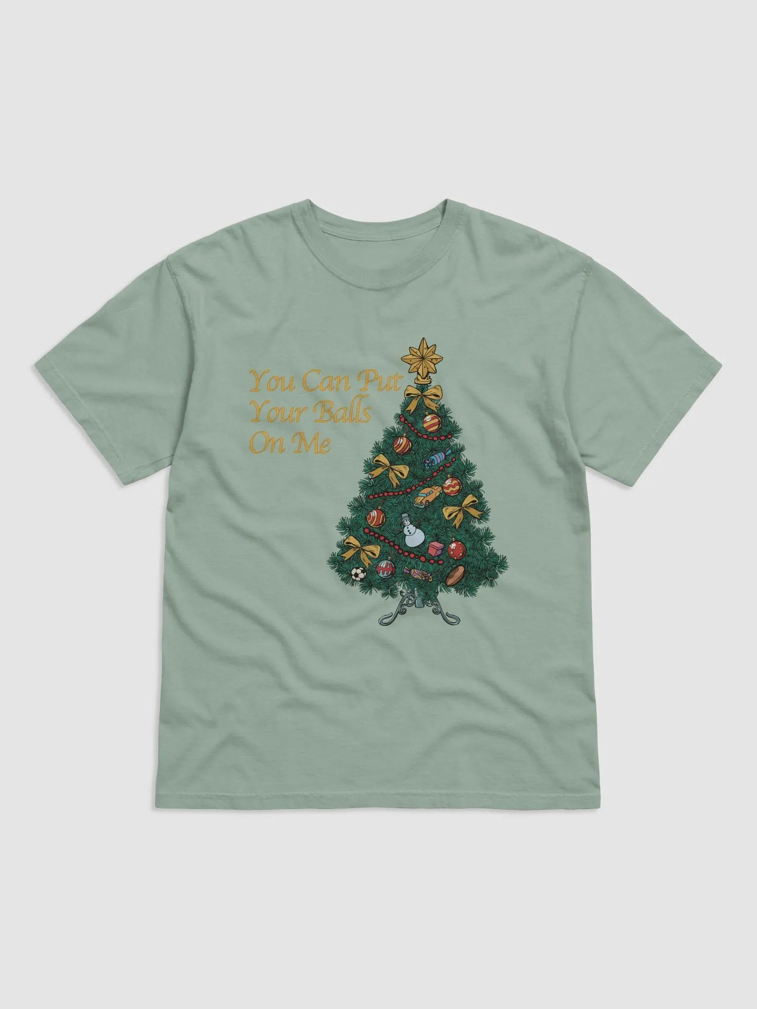 Put Your Balls On Me Unisex Garment Dyed Heavy Weight T-Shirt product image (39)